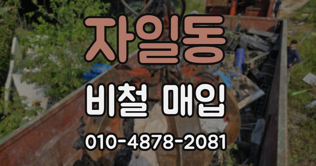 자일동 비철 매입