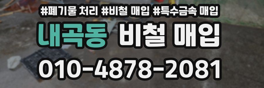 내곡동 비철 매입