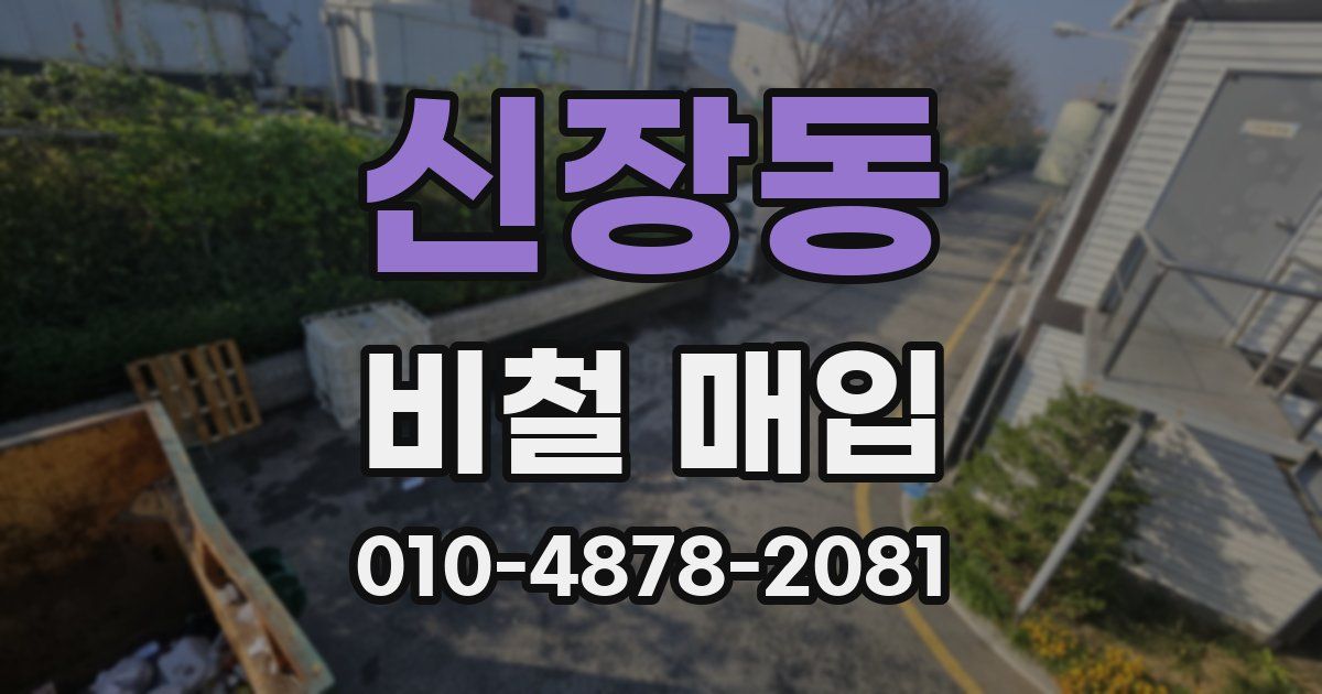 신장동 비철 매입