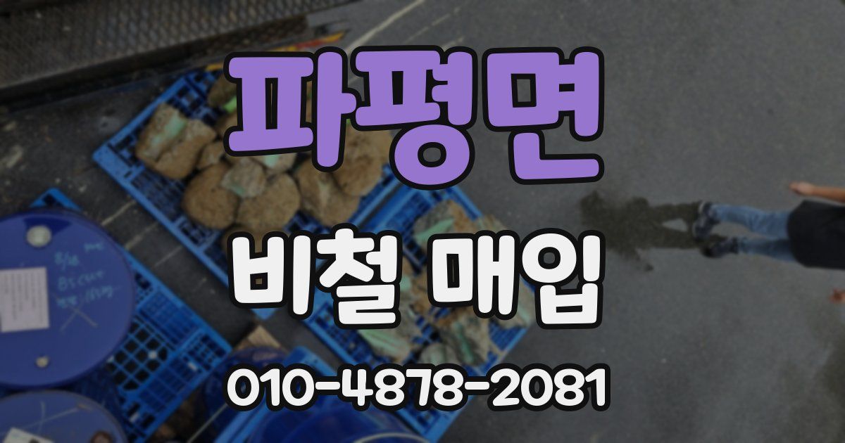파평면 비철 매입