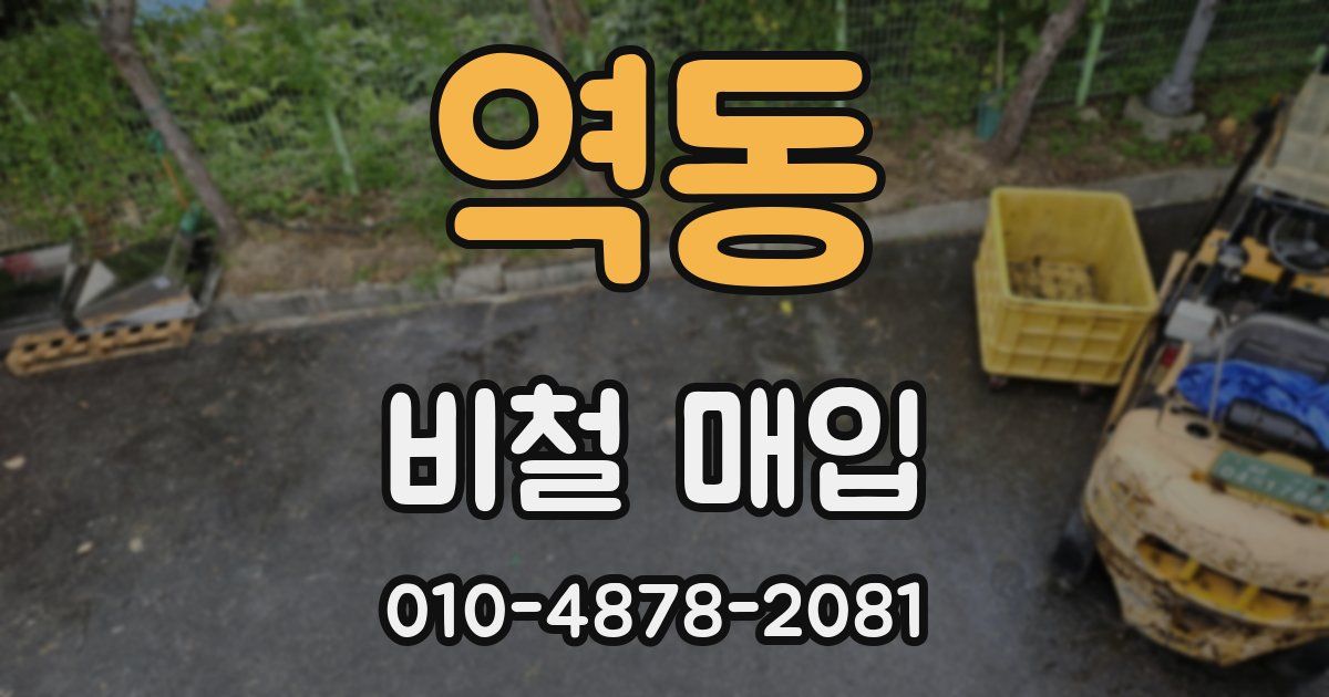 역동 비철 매입