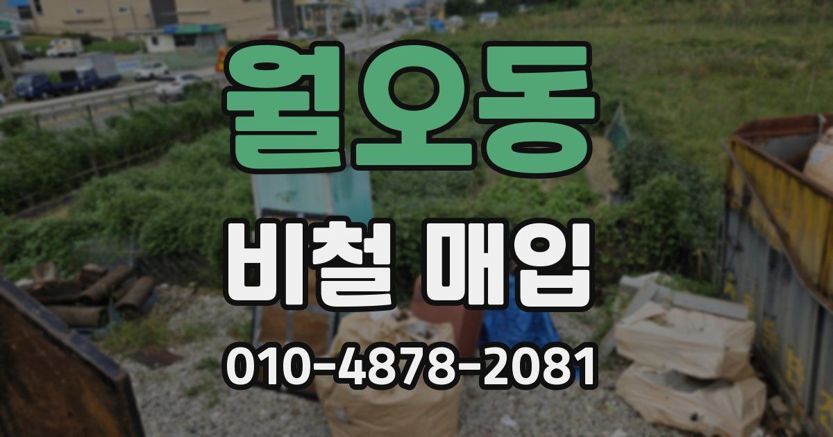 월오동 비철 매입