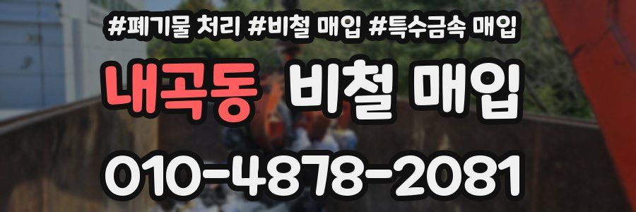 내곡동 비철 매입