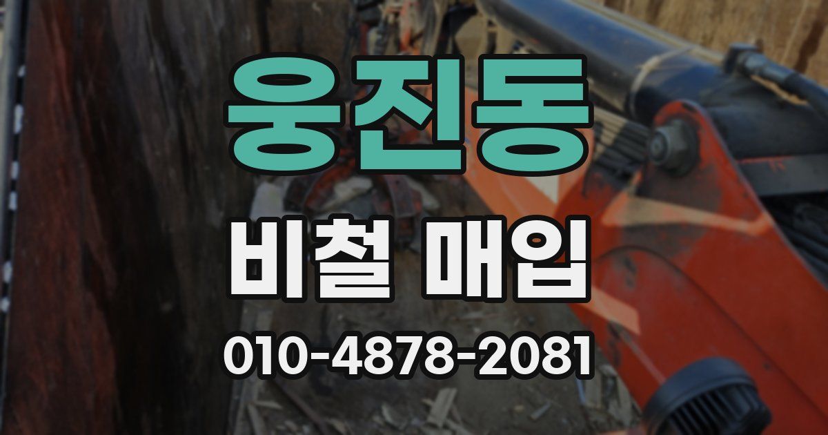 웅진동 비철 매입