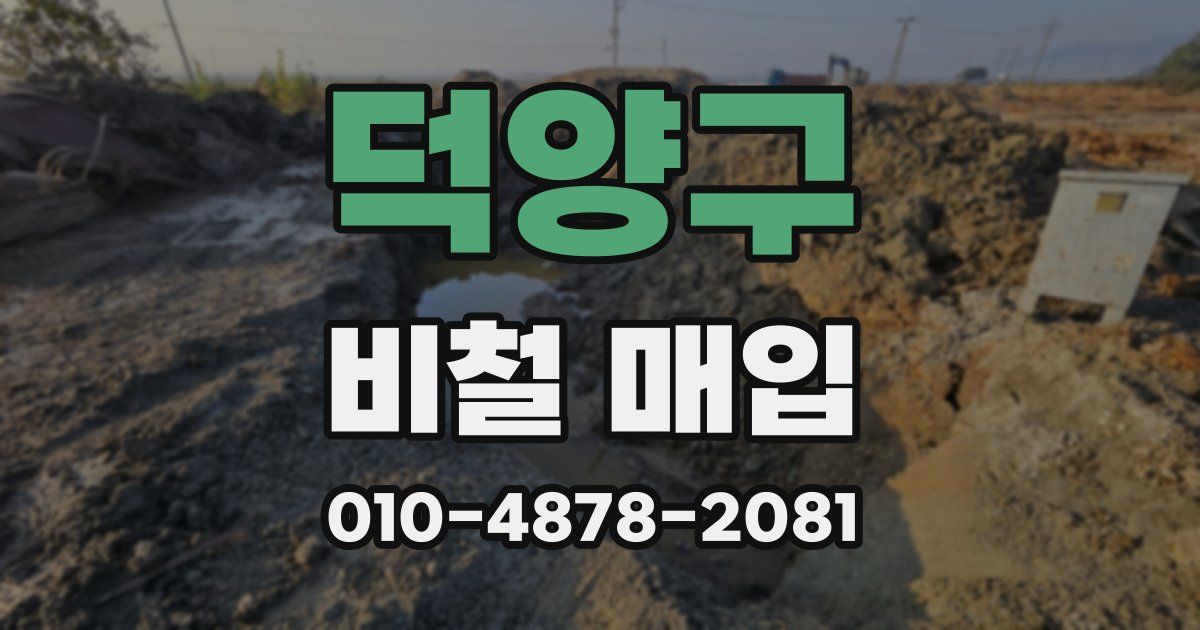 덕양구 비철 매입