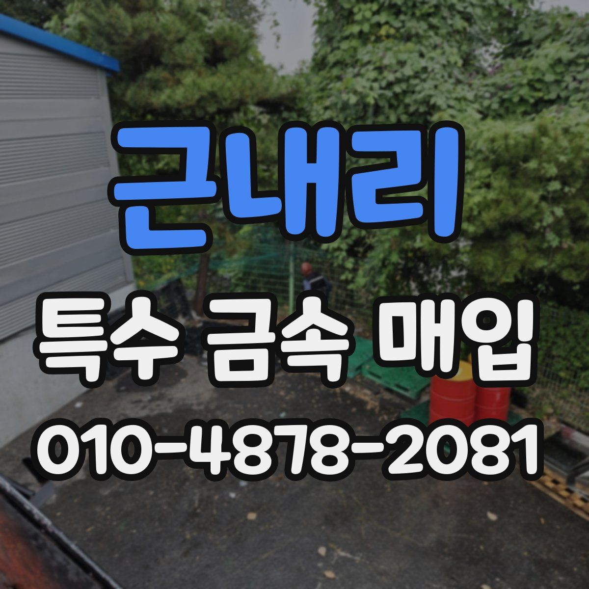 근내리 특수 금속 매입