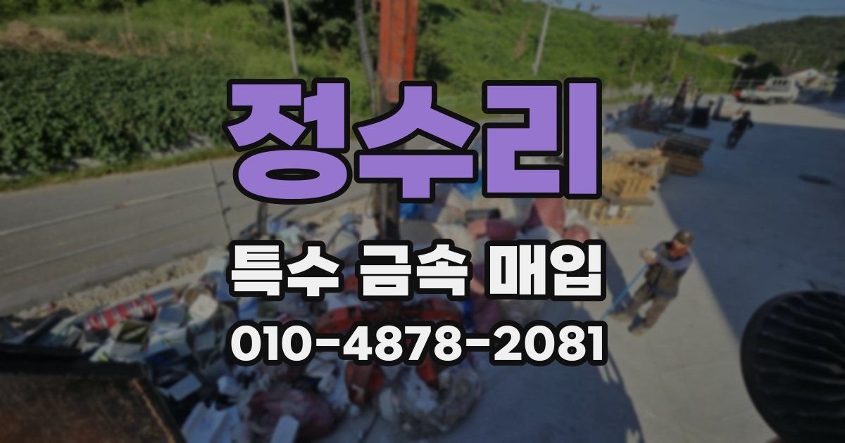 정수리 특수 금속 매입