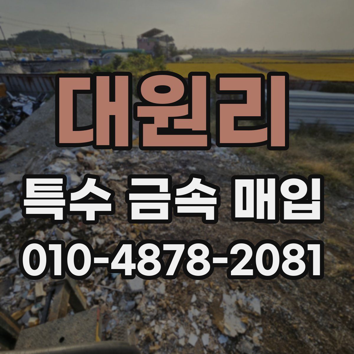 대원리 특수 금속 매입