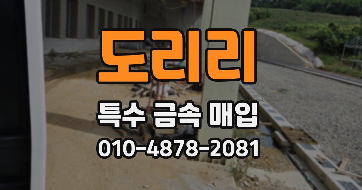 도리리 특수 금속 매입
