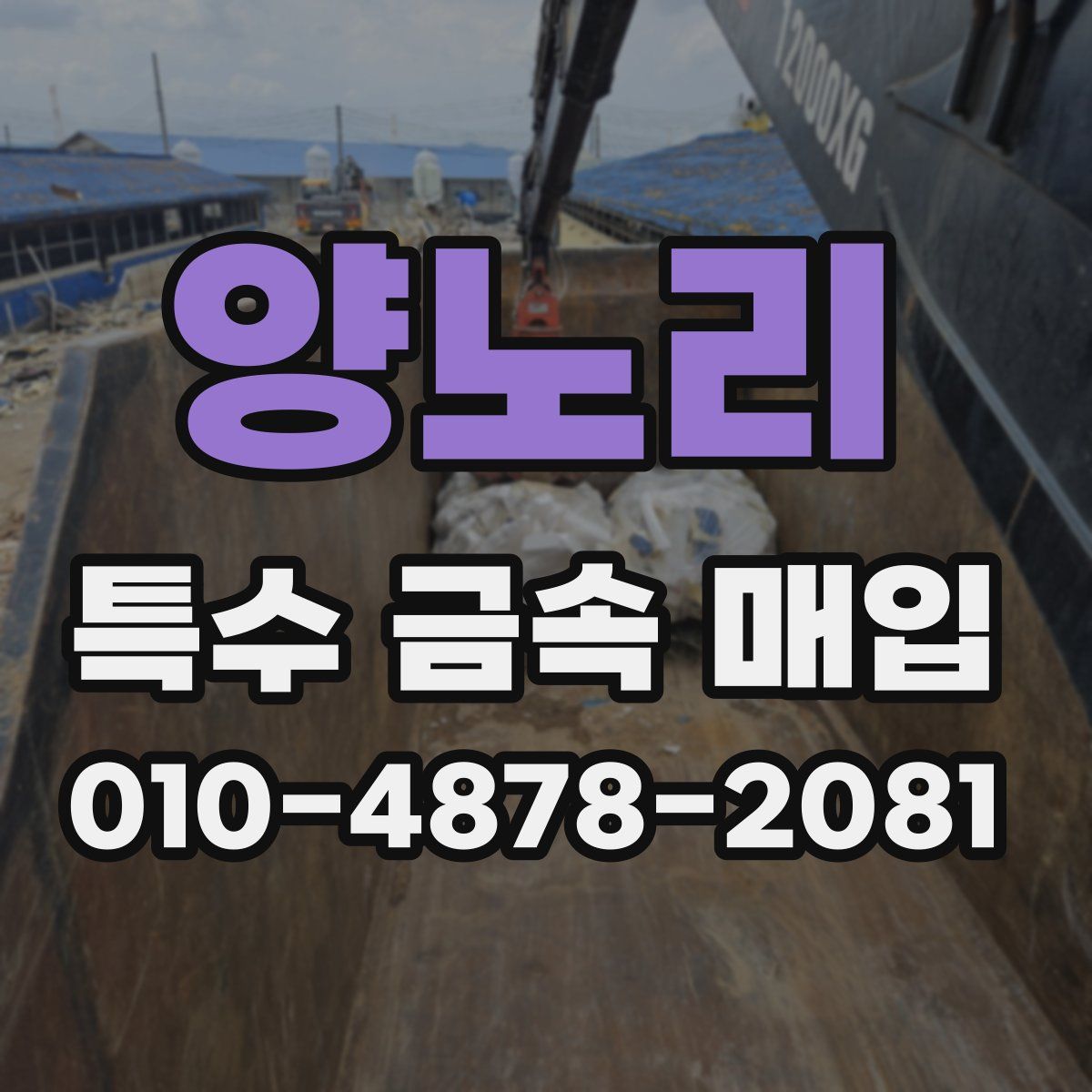 양노리 특수 금속 매입