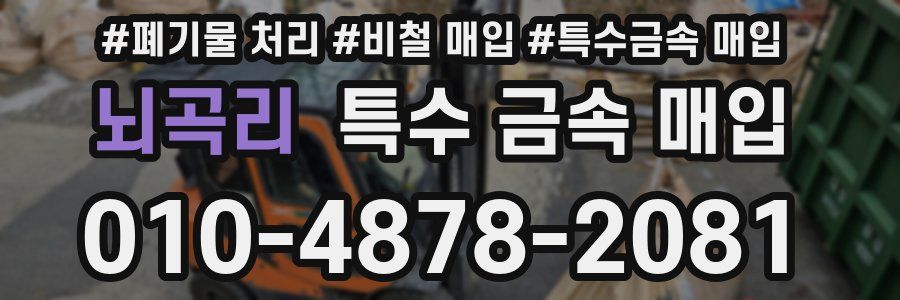 뇌곡리 특수 금속 매입