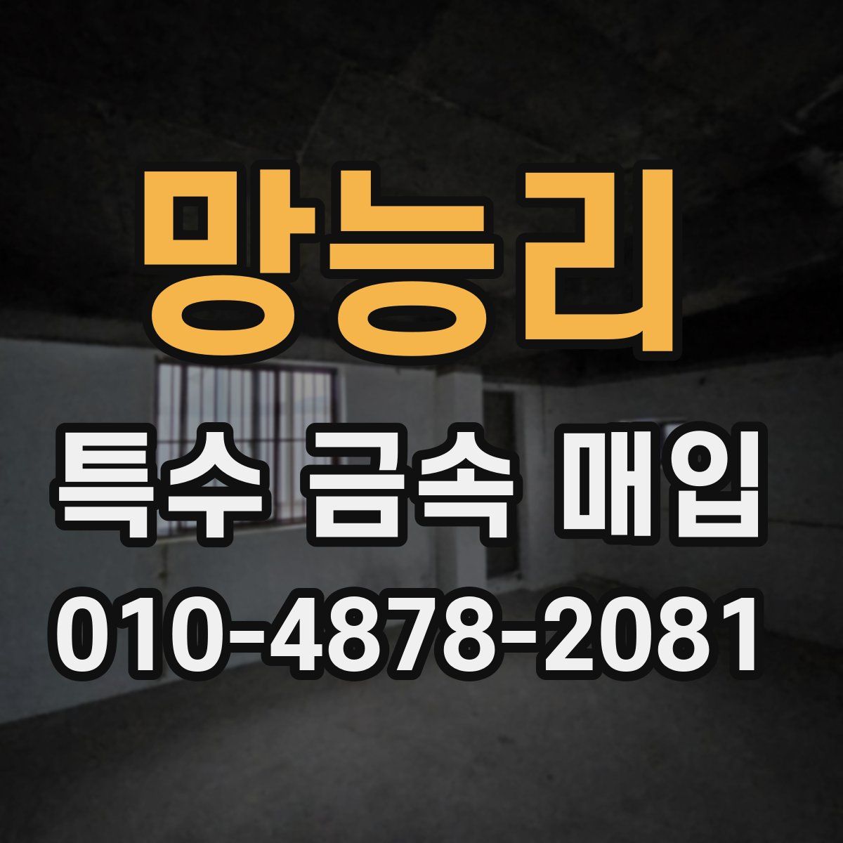 망능리 특수 금속 매입