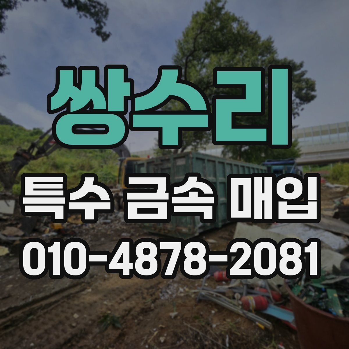 쌍수리 특수 금속 매입