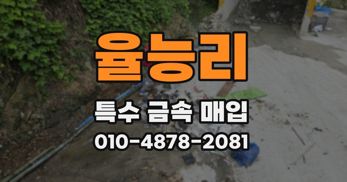 율능리 특수 금속 매입