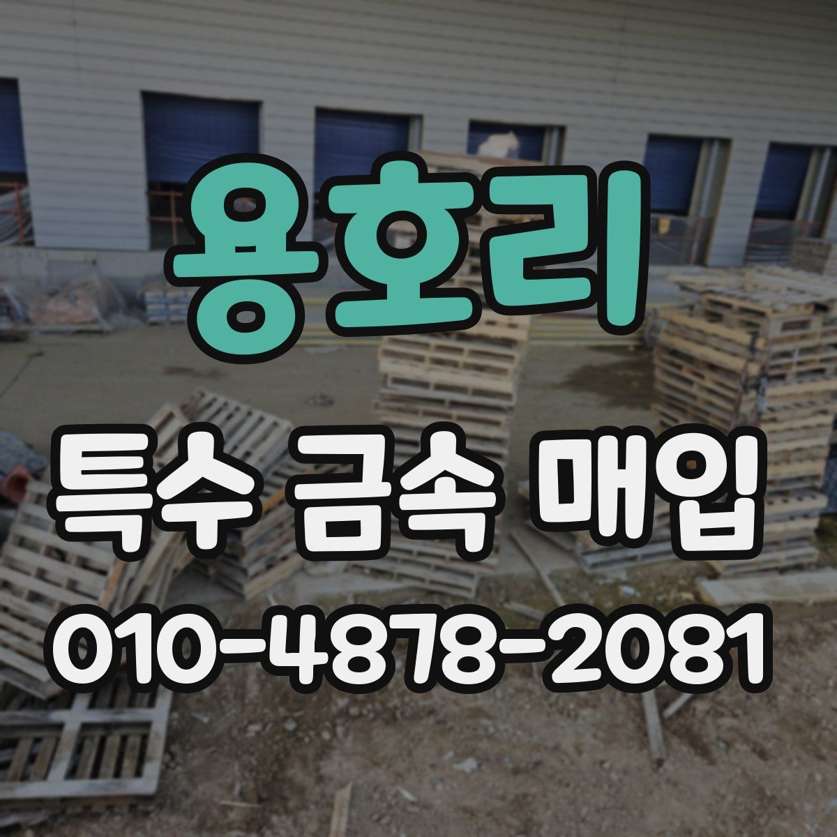 용호리 특수 금속 매입