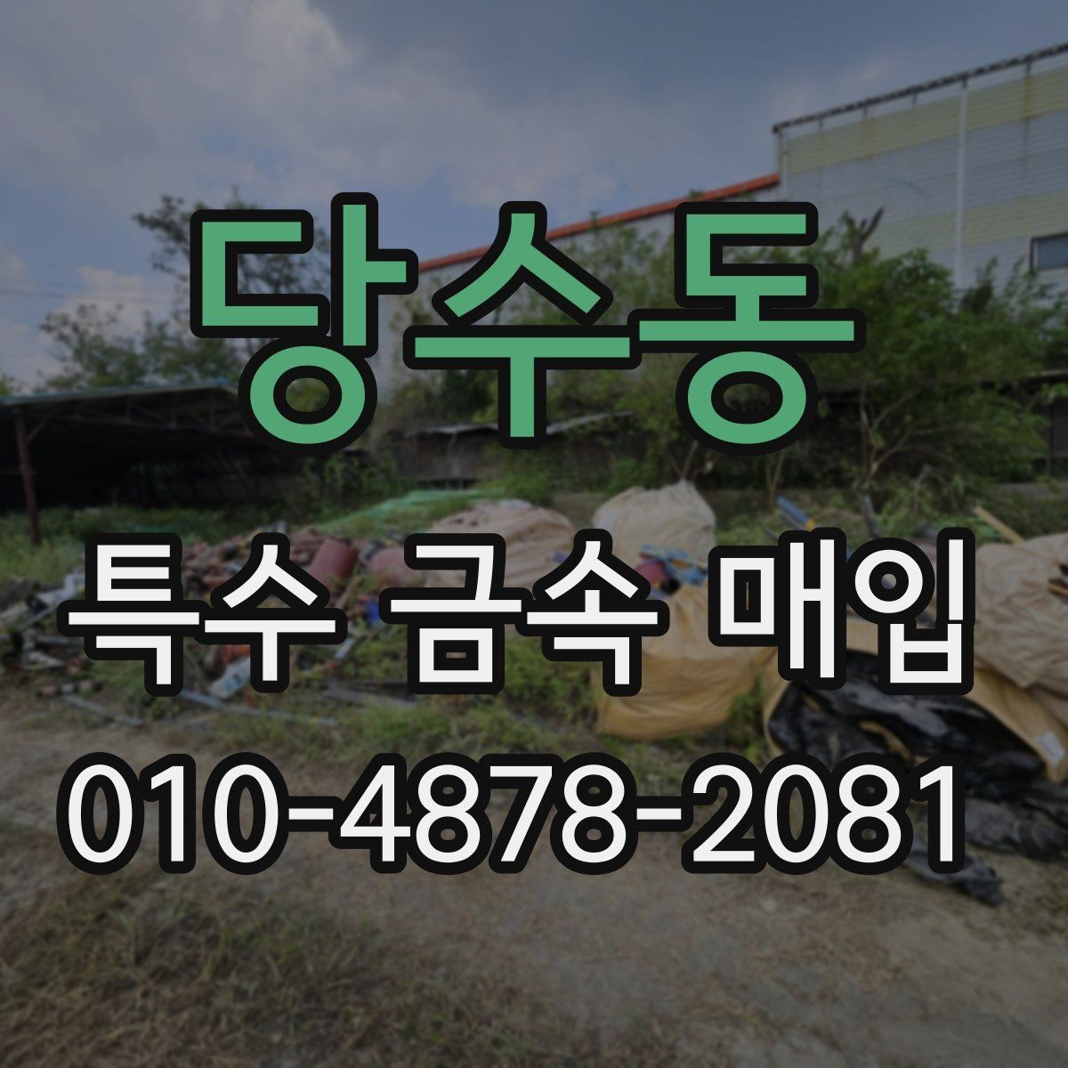 당수동 특수 금속 매입 가능 여부를 판단하는 기준