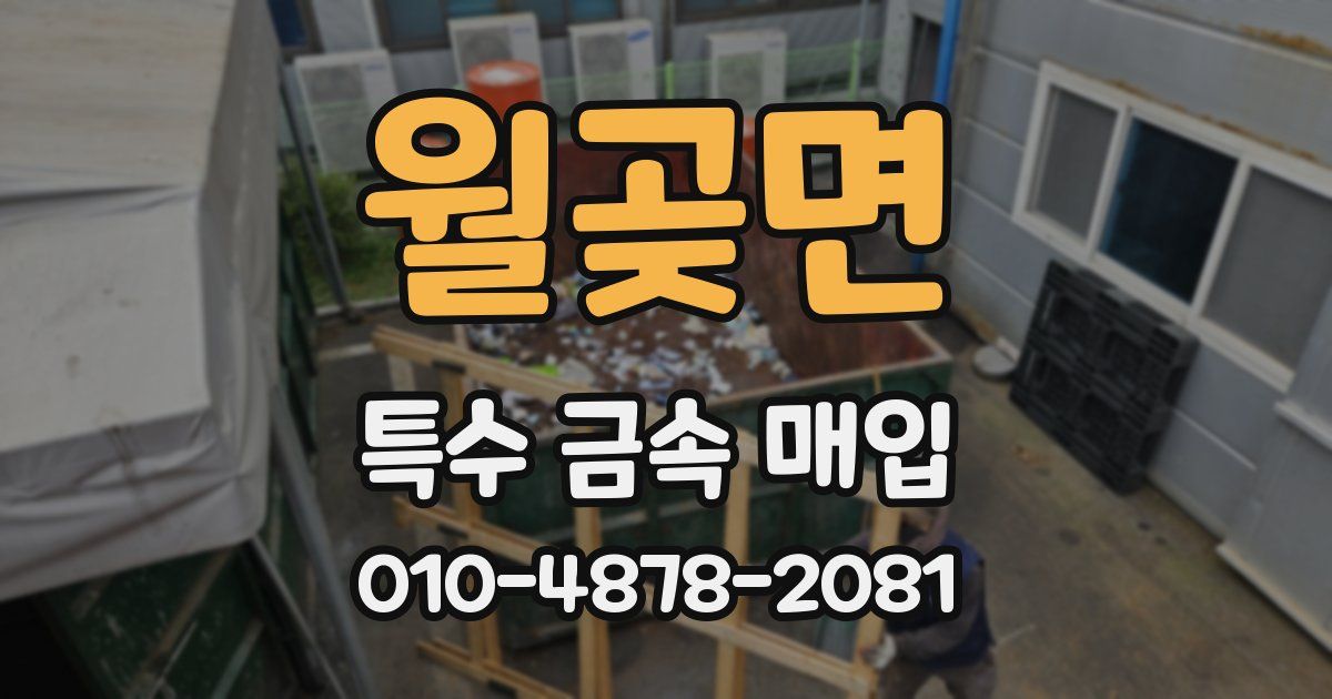 월곶면 특수 금속 매입