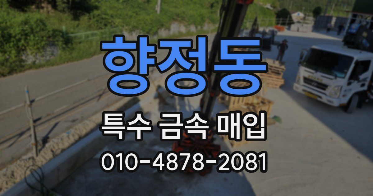 향정동 특수 금속 매입