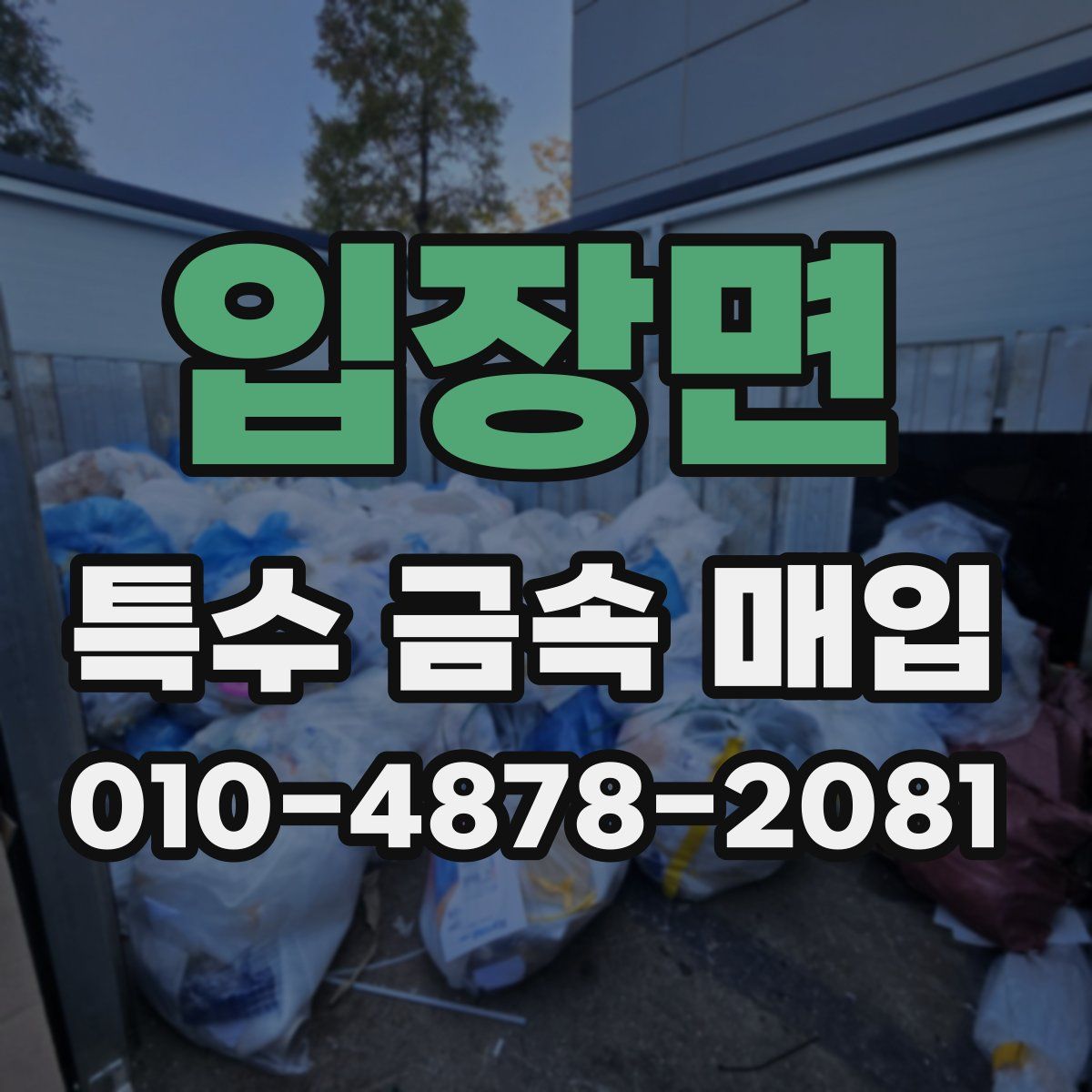 입장면 특수 금속 매입
