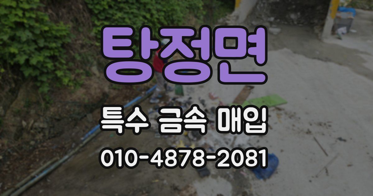 탕정면 특수 금속 매입