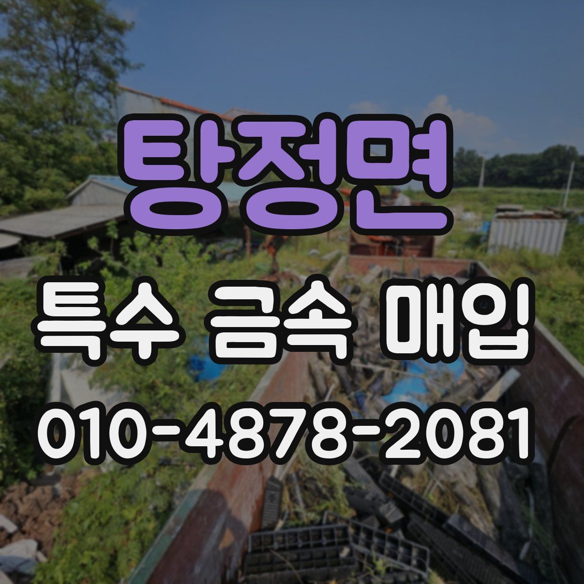 탕정면 특수 금속 매입