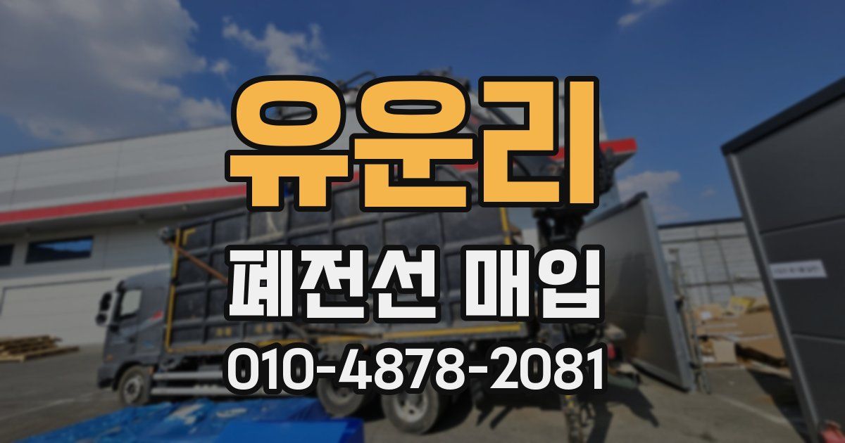 유운리 폐전선 매입