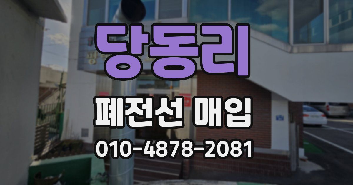 당동리 폐전선 매입