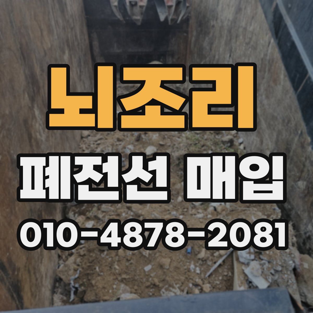뇌조리 폐전선 매입