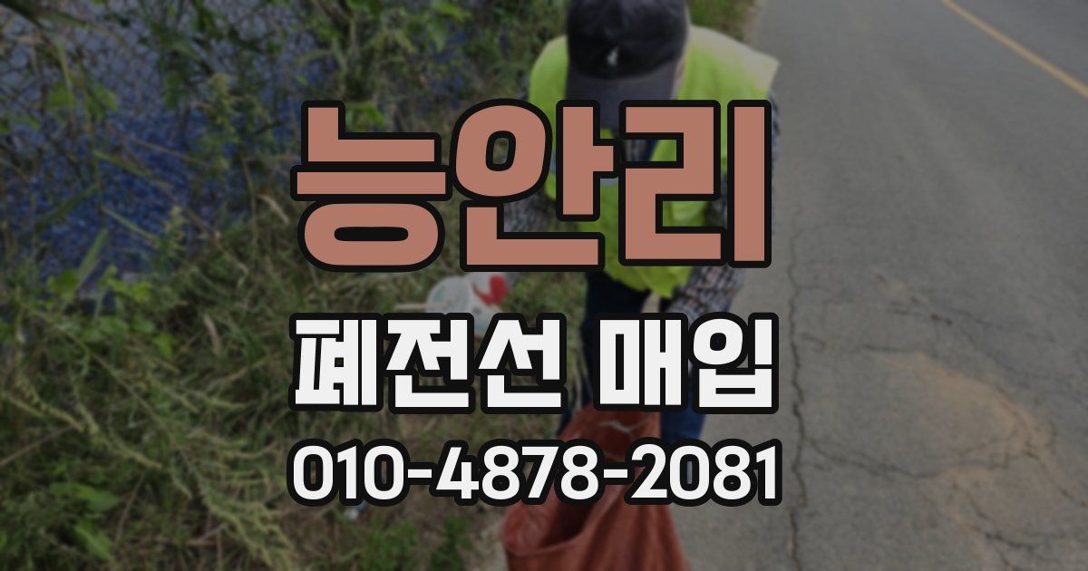 능안리 폐전선 매입