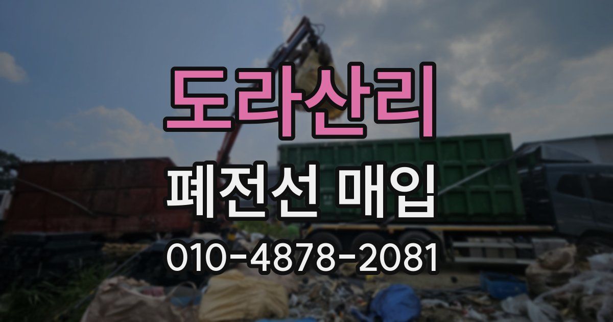 도라산리 폐전선 매입