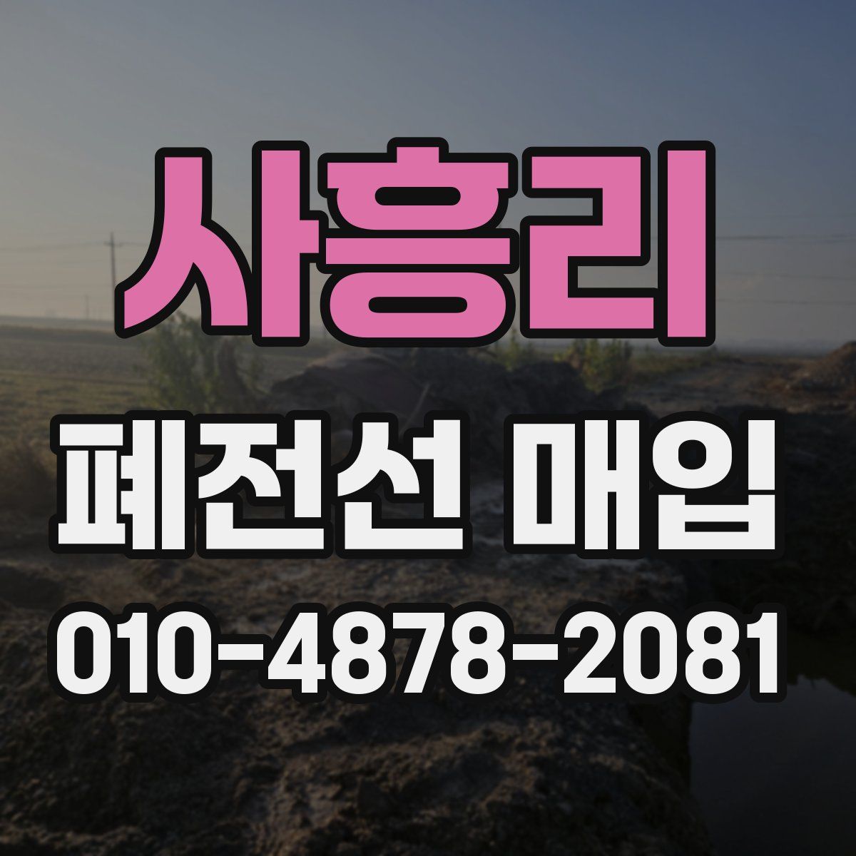 사흥리 폐전선 매입