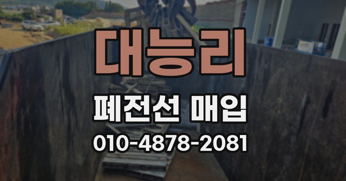 대능리 폐전선 매입