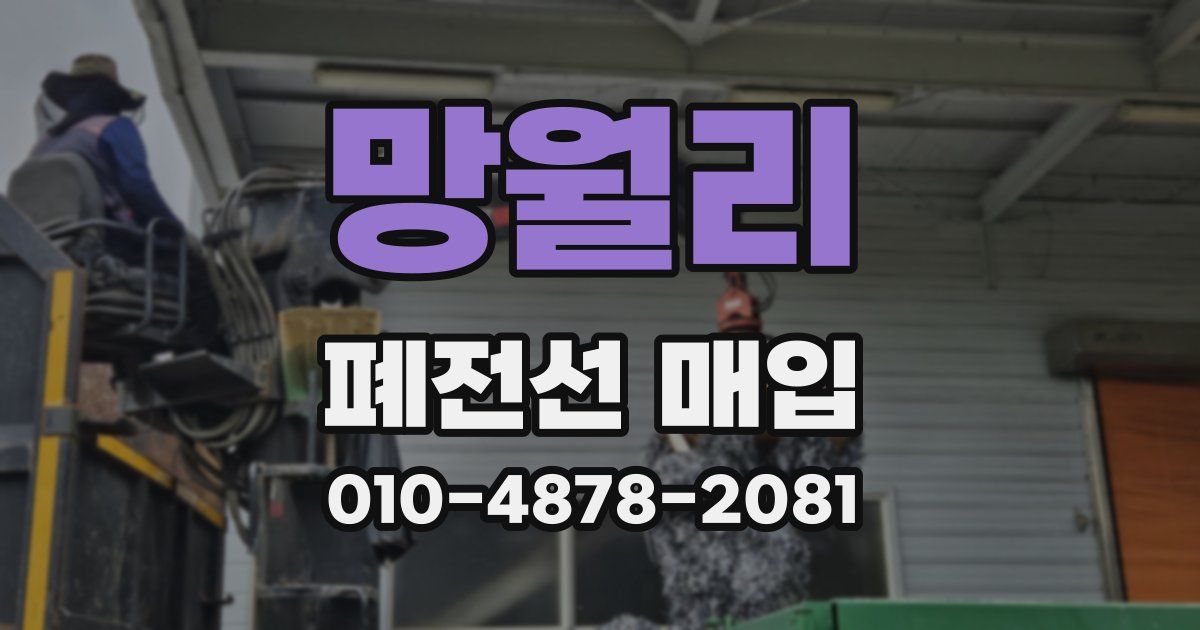 망월리 폐전선 매입