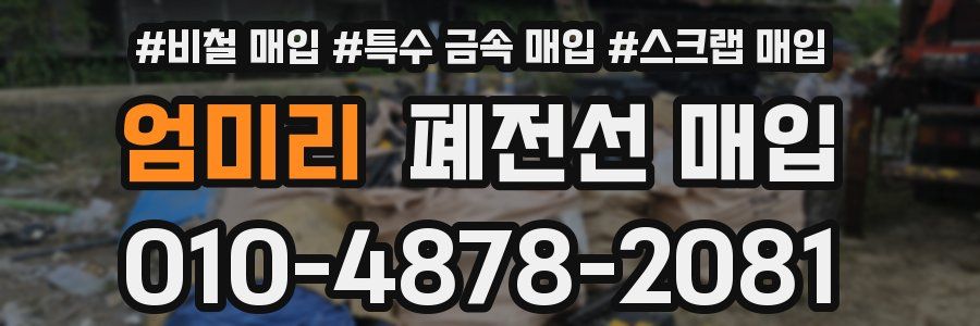엄미리 폐전선 매입