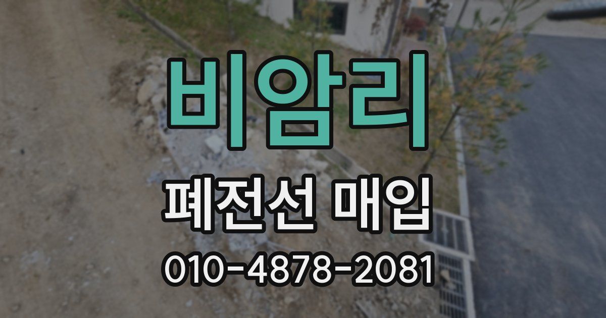 비암리 폐전선 매입