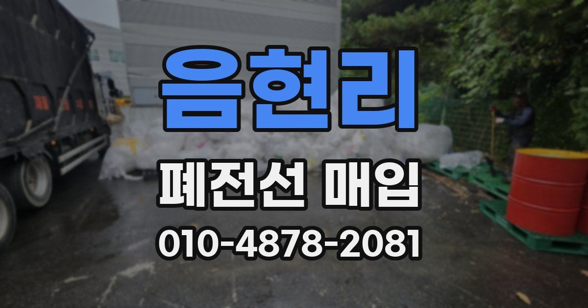음현리 폐전선 매입