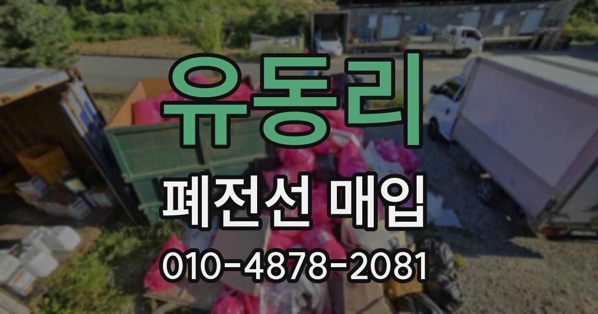 유동리 폐전선 매입