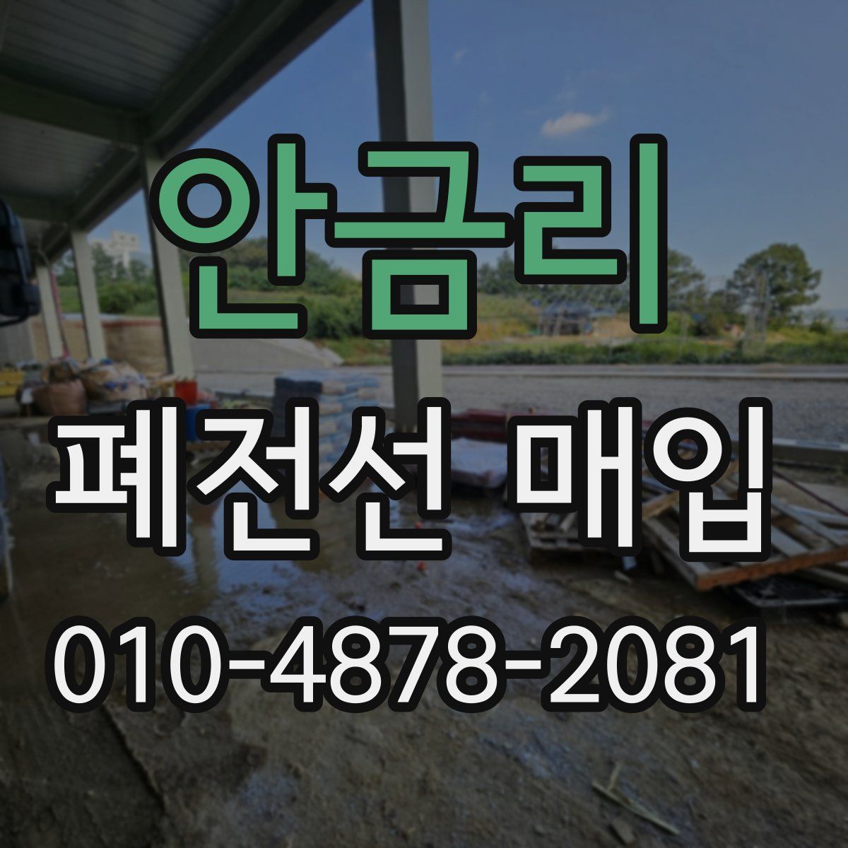 안금리 폐전선 매입