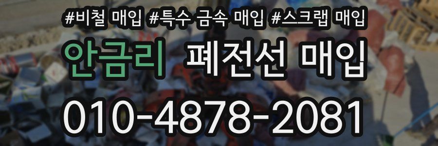 안금리 폐전선 매입