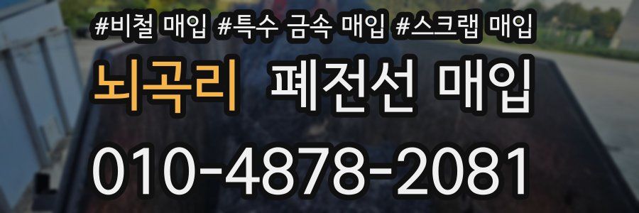 뇌곡리 폐전선 매입