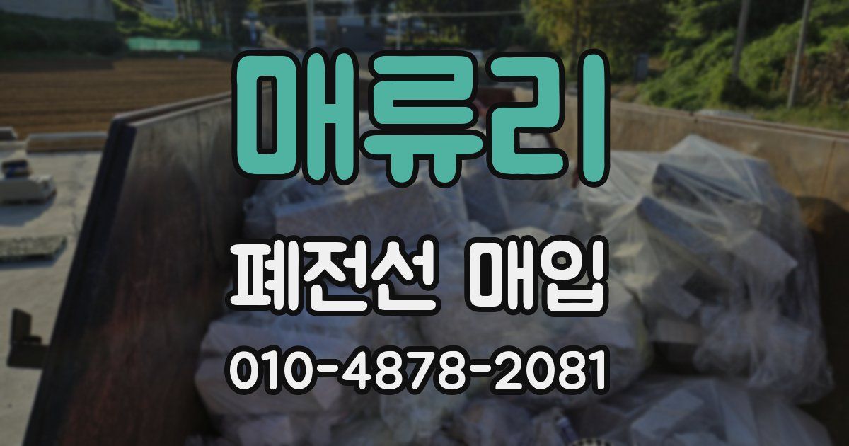 매류리 폐전선 매입