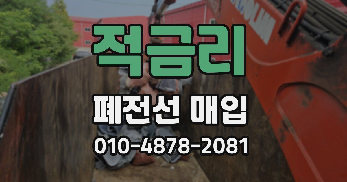 적금리 폐전선 매입