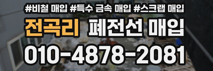전곡리 폐전선 매입