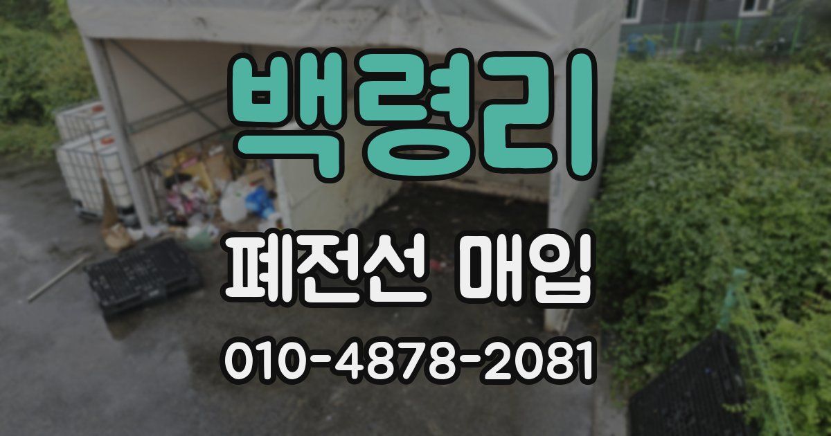백령리 폐전선 매입