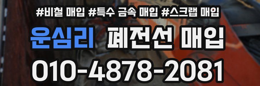 운심리 폐전선 매입