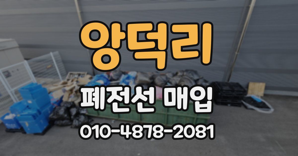 앙덕리 폐전선 매입