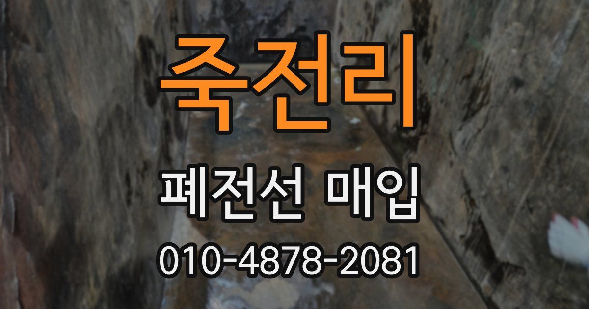 죽전리 폐전선 매입