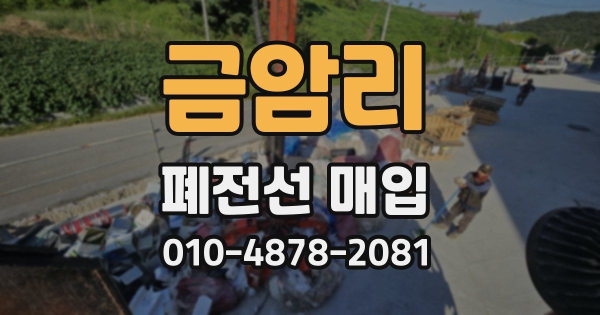 금암리 폐전선 매입
