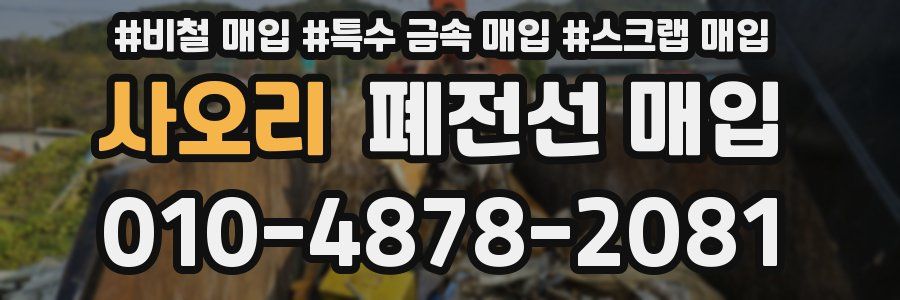 사오리 폐전선 매입