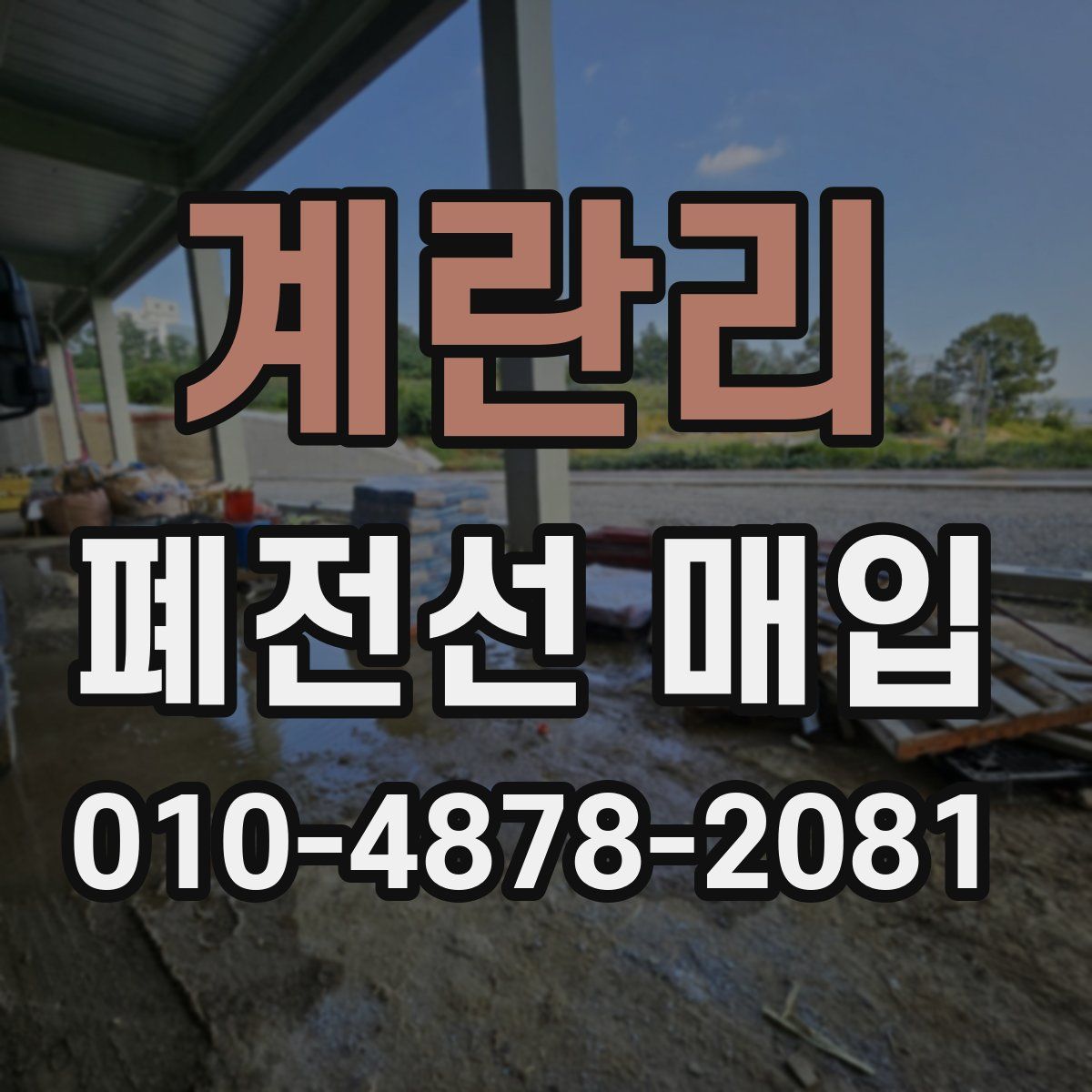 계란리 폐전선 매입